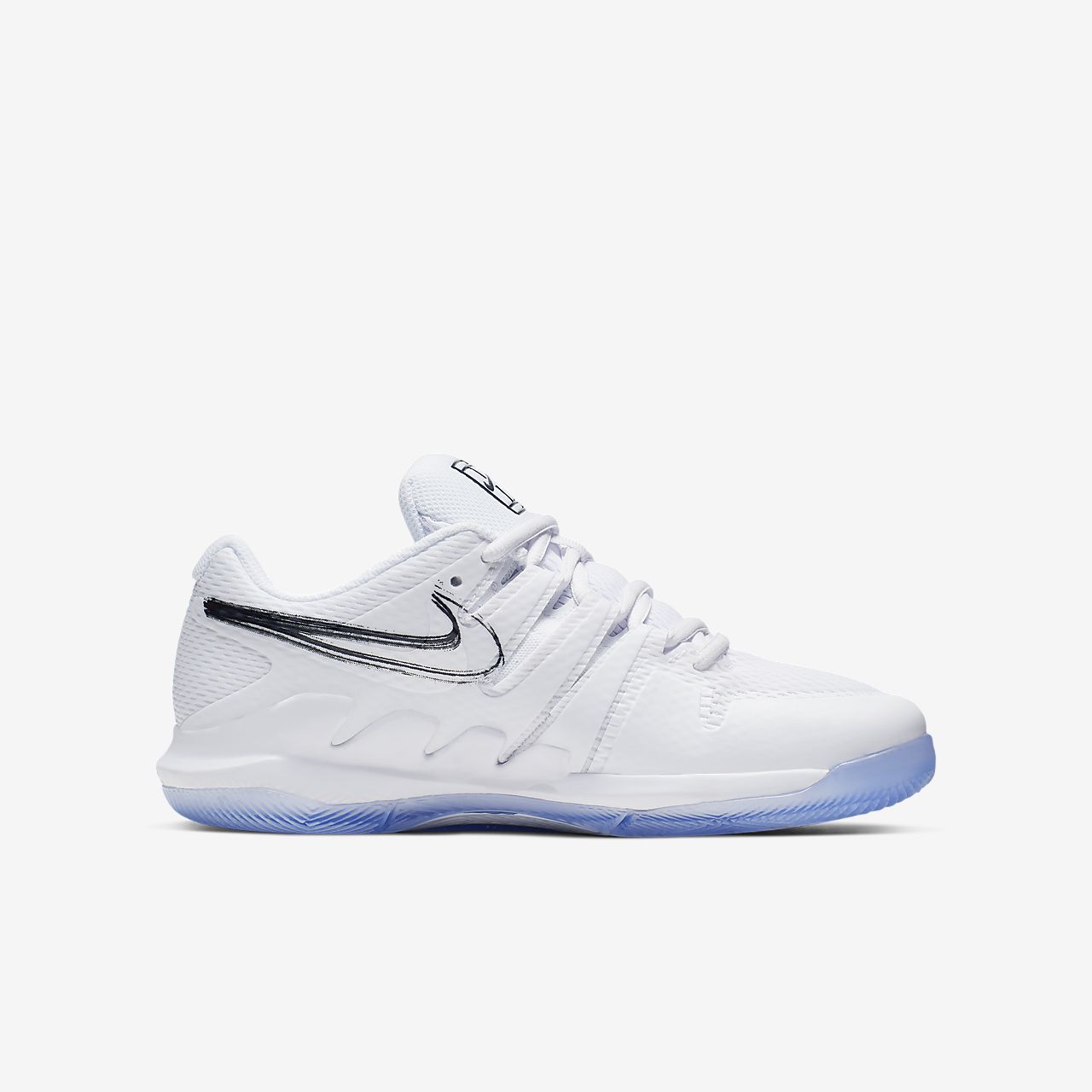 Nike Court Jr. Vapor X - Tennissko - Hvide/Sort | DK-47611